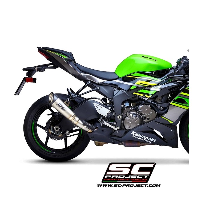 Silencieux SC Project S1 Titane Kawasaki Ninja ZX-6R (2019-2021) | Réf. K35A-T41T