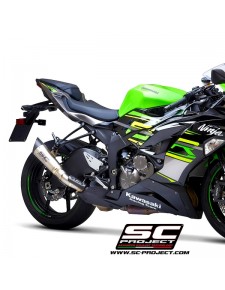 Silencieux SC Project S1 Titane Kawasaki Ninja ZX-6R (2019-2021) | Réf. K35A-T41T