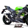 Silencieux SC Project S1 Titane Kawasaki Ninja ZX-6R (2019-2021) | Réf. K35A-T41T