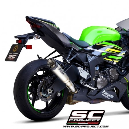 Silencieux SC Project S1 Titane Kawasaki Ninja ZX-6R (2019-2021) | Réf. K35A-T41T