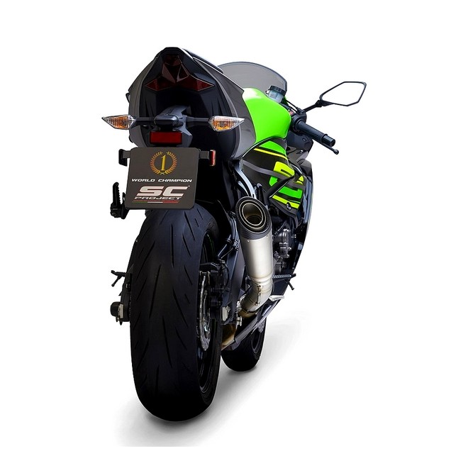 Silencieux SC Project S1 Titane Kawasaki Ninja ZX-6R (2019-2021) | Réf. K35A-T41T