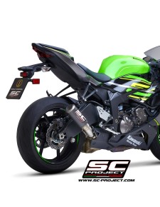 Silencieux SC Project CR-T Carbone Kawasaki Ninja ZX-6R (2019-2021) | Réf. K35A-T36C