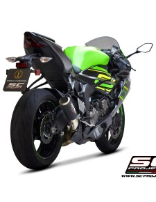 Silencieux SC Project CR-T Carbone Kawasaki Ninja ZX-6R (2019-2021) | Réf. K35A-T36C