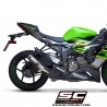 Silencieux SC Project CR-T Carbone Kawasaki Ninja ZX-6R (2019-2021) | Réf. K35A-T36C