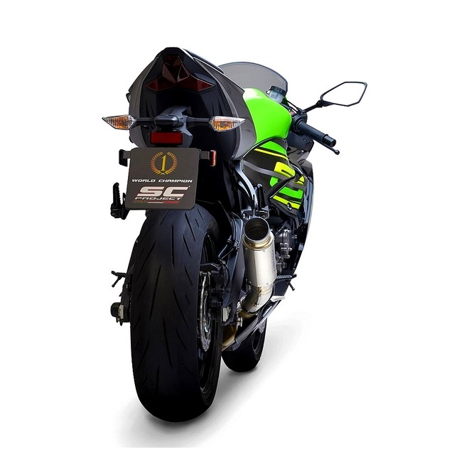 Silencieux SC Project GP70-R Titane Kawasaki Ninja ZX-6R (2019-2021) | Réf. K35A-T70T