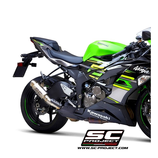 Silencieux SC Project GP70-R Titane Kawasaki Ninja ZX-6R (2019-2021) | Réf. K35A-T70T
