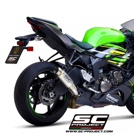 Silencieux SC Project GP70-R Titane Kawasaki Ninja ZX-6R (2019-2021) | Réf. K35A-T70T