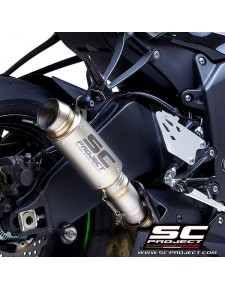 Silencieux SC Project GP70-R Titane Kawasaki Ninja ZX-6R (2019-2021) | Réf. K35A-T70T