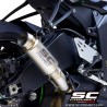 Silencieux SC Project GP70-R Titane Kawasaki Ninja ZX-6R (2019-2021) | Réf. K35A-T70T