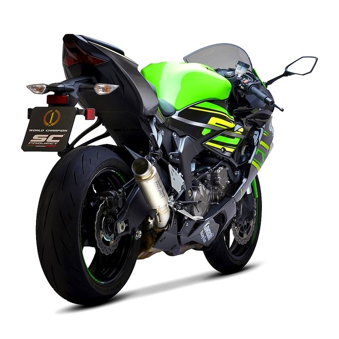 Silencieux SC Project GP70-R Titane Kawasaki Ninja ZX-6R (2019-2021) | Réf. K35A-T70T