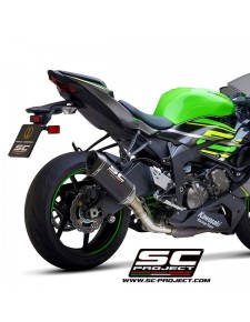 Tube "décata" SC Project Titane Kawasaki Ninja ZX-6R (2019-2021) | Réf. K35A-RC-FT