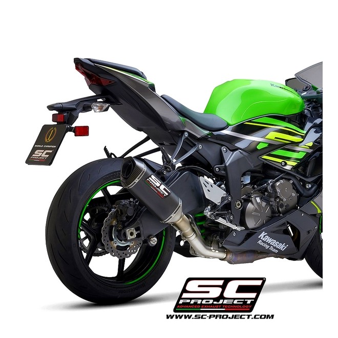 Tube "décata" SC Project Titane Kawasaki Ninja ZX-6R (2019-2021) | Réf. K35A-RC-FT