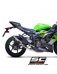 Tube "décata" SC Project Titane Kawasaki Ninja ZX-6R (2019-2021) | Réf. K35A-RC-FT