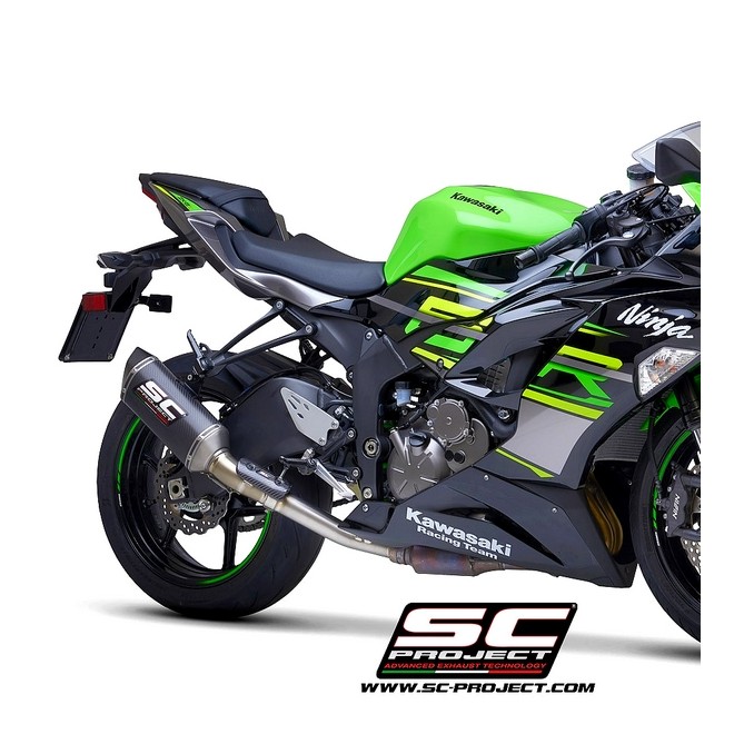 Tube "décata" SC Project Titane Kawasaki Ninja ZX-6R (2019-2021) | Réf. K35A-RC-FT