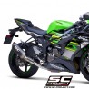 Tube "décata" SC Project Titane Kawasaki Ninja ZX-6R (2019-2021) | Réf. K35A-RC-FT