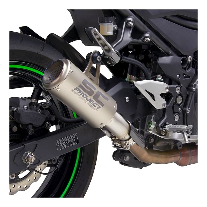 Silencieux SC Project CR-T Titane Kawasaki Z400 (2018-2020) | Réf. K31A-38T