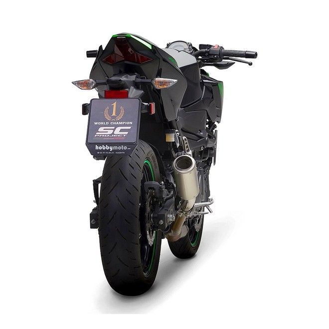 Silencieux SC Project CR-T Titane Kawasaki Z400 (2018-2020) | Réf. K31A-38T