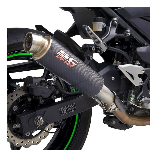 Silencieux SC Project GP-M2 Carbone Kawasaki Z400 (2018-2020) | Réf. K31A-18C
