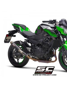 Silencieux SC Project GP-M2 Carbone Kawasaki Z400 (2018-2020) | Réf. K31A-18C