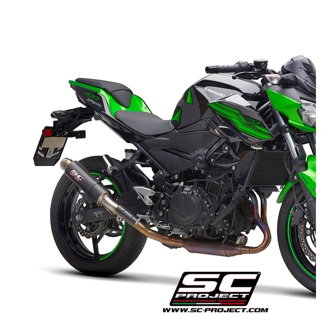 Silencieux SC Project GP-M2 Carbone Kawasaki Z400 (2018-2020) | Réf. K31A-18C