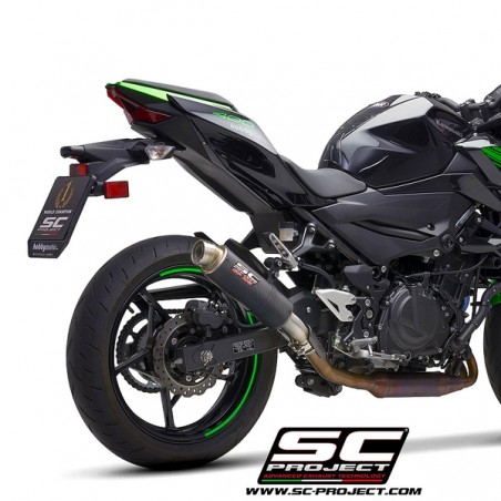 Silencieux SC Project GP-M2 Carbone Kawasaki Z400 (2018-2020) | Réf. K31A-18C