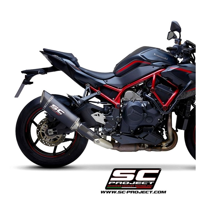 Silencieux SC Project SC1-R Carbone Kawasaki Z H2 (2020-2024) | Réf. K36A-91C