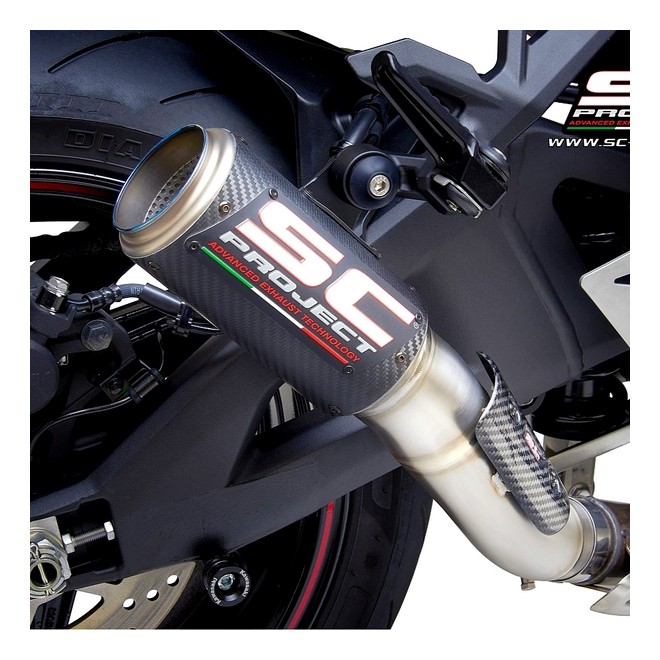 Silencieux SC Project CR-T Carbone Kawasaki Z H2 (2020-2024) | Réf. K36A-T36C