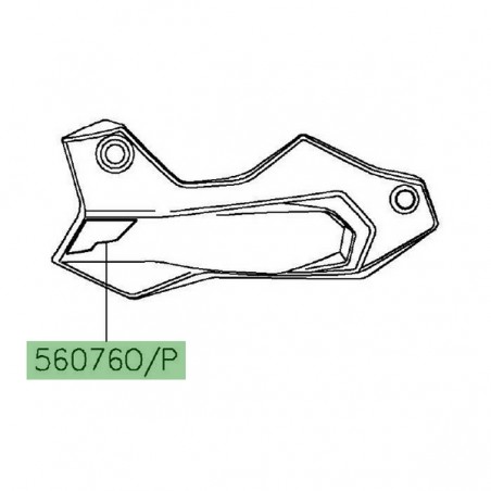 Autocollant sabot moteur Kawasaki Z900 (2022) | Moto Shop 35