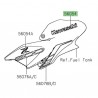Autocollant "Kawasaki" 3D habillage de réservoir Kawasaki Z900 (2022-2023) | Réf. 560541356