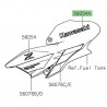 Autocollant "Kawasaki" 3D habillage de réservoir Kawasaki Z900 (2022) | Réf. 560543791