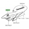 Autocollant "Z" 3D habillage de réservoir Kawasaki Z900 (2022) | Réf. 560543790