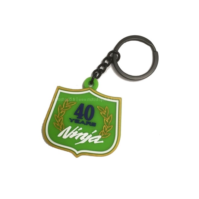 Porte-Clés Ninja 40ième anniversaire Vert| Moto Shop 35
