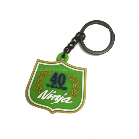 Porte-Clés Ninja 40ième anniversaire Vert| Moto Shop 35