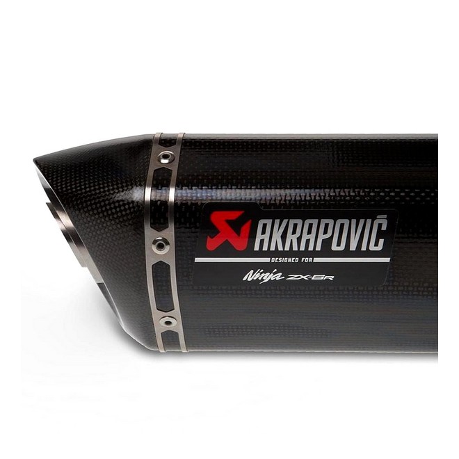 Silencieux Akrapovic Carbone Kawasaki Ninja ZX-6R (2024-2025) | Réf. 258EXP0136