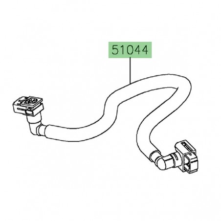 Durite d'essence Kawasaki Z650RS (2022-2024) | Réf. 510440970