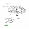 Trappe de visite passage de roue Kawasaki Z650RS (2022-2024)