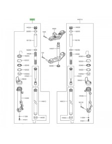 Bras de fourche gauche Kawasaki Z650RS (2022-2024) | Réf. 44071149932A