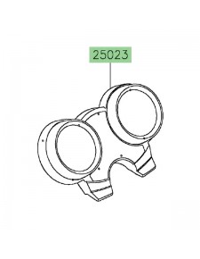 Dessus de compteur Kawasaki Z650RS (2022-2024) | Réf. 250230148