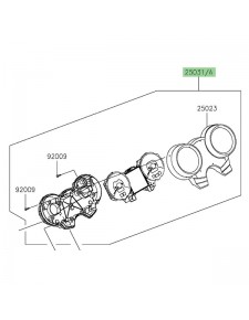Bloc compteur complet Kawasaki Z650RS (2024) | Réf. 250311330