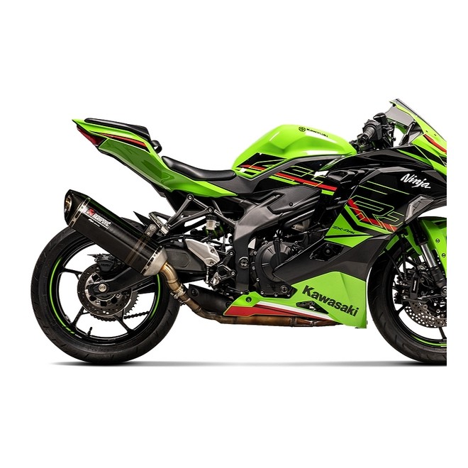 Silencieux Akrapovic carbone Kawasaki Ninja ZX-4R (RR) (2024-2025) | Réf. 258EXP0119