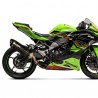Silencieux Akrapovic carbone Kawasaki Ninja ZX-4R (RR) (2024-2025) | Réf. 258EXP0119