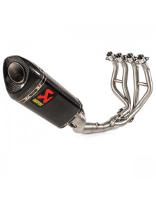 Ligne complète Akrapovic carbone Kawasaki Ninja ZX-4R (RR) (2024) | Réf. 258EXR0084