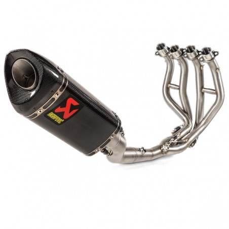 Ligne complète Akrapovic carbone Kawasaki Ninja ZX-4R (RR) (2024-2025) | Réf. 258EXR0084