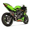 Ligne complète Akrapovic carbone Kawasaki Ninja ZX-4R (RR) (2024-2025) | Réf. 258EXR0084