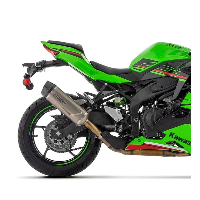 Silencieux Moto Acier Inox Pour Kawasaki Ninja ZX-6R 2023-2024 - Tuyau D'échappement Intermédiaire