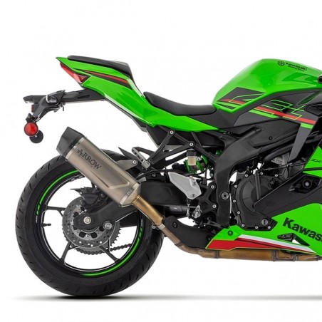 Silencieux Arrow Indy Race Evo Titane Kawasaki Ninja ZX-4R (RR) (2024-2025) | Réf. 71963PK