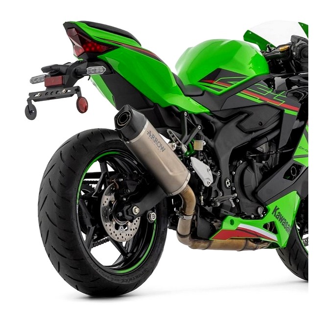 Silencieux Arrow Indy Race Evo Titane Kawasaki Ninja ZX-4R (RR) (2024-2025) | Réf. 71963PK