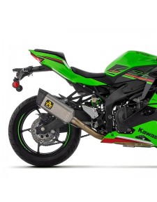 Ligne complète Inox Arrow Pista Titane Kawasaki Ninja ZX-4R (RR) (2024) | Réf. 71233PTZ