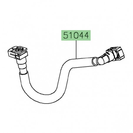 Durite d'essence Kawasaki Versys 650 (2021-2024) | Réf. 510440942