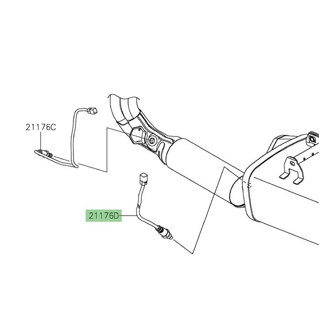 Sonde Lambda Kawasaki 211761165 | Moto Shop 35